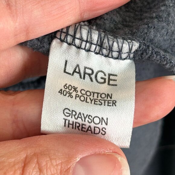 Smiley World gray cropped sweater size large‎ - Picture 6 of 8